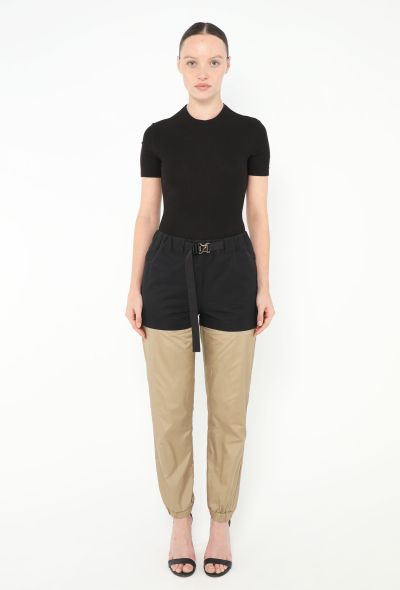 Sacai Pre-Fall 2021 Buckled Track Pants - 1