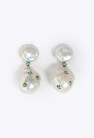Céline Pre-Fall 2018 Baroque Pearl Earrings - 1