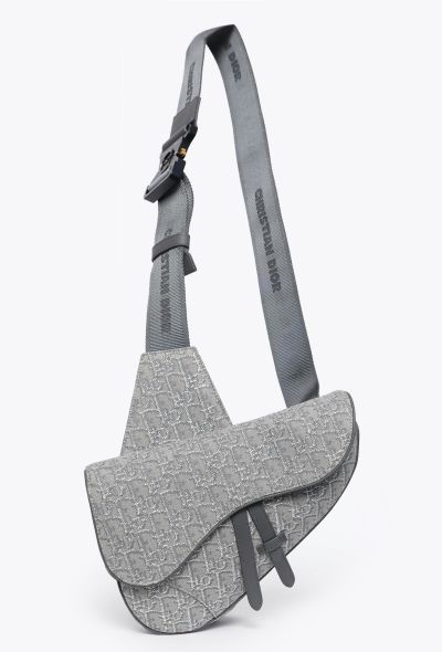 Dior 2021 Men's Resort Oblique Saddle Bag - 1