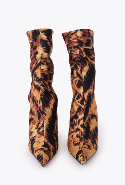 Balenciaga 2017 Leopard Knife Sock Boots - 2 Balenciaga 2017 Leopard Knife Sock Boots - 2