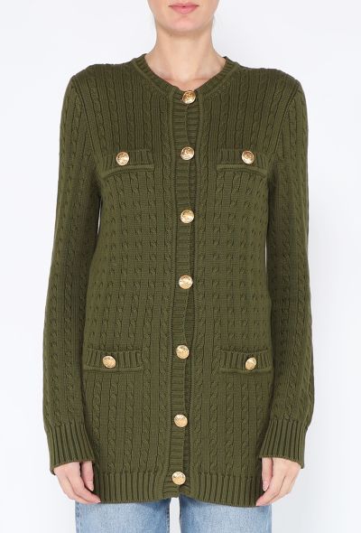 Chloé Pre-Fall 2024 Cable-Knit Cardigan - 1