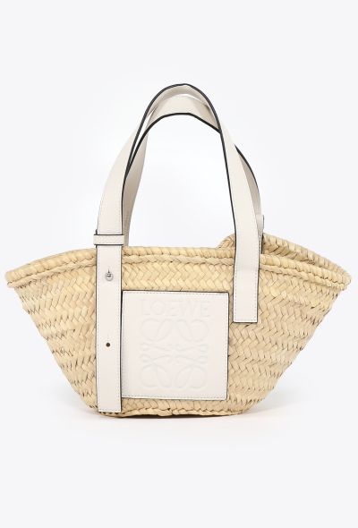 Loewe 2021 Raffia Small Basket Bag - 1