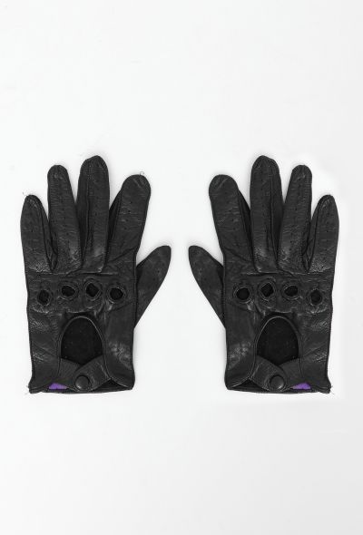 Exquisite Vintage Lambskin Driving Gloves - 2