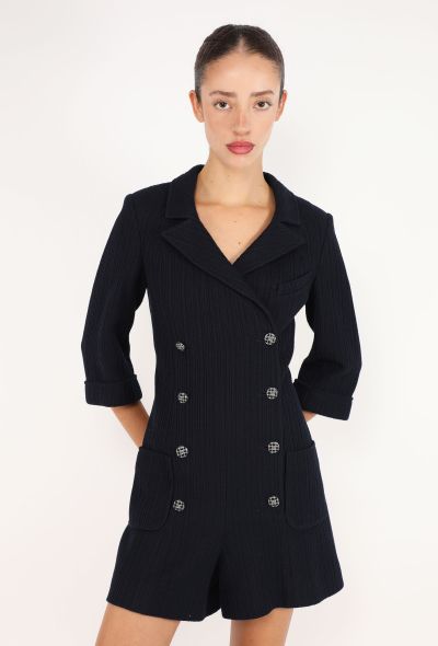 Chanel Ribbed Knit 'CC' Romper, 2013 - 1
