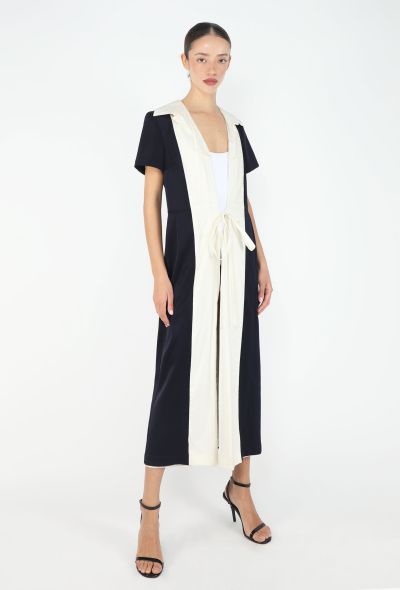 Comme des Garçons 1999 Bicolor Cotton Shift Dress - 2