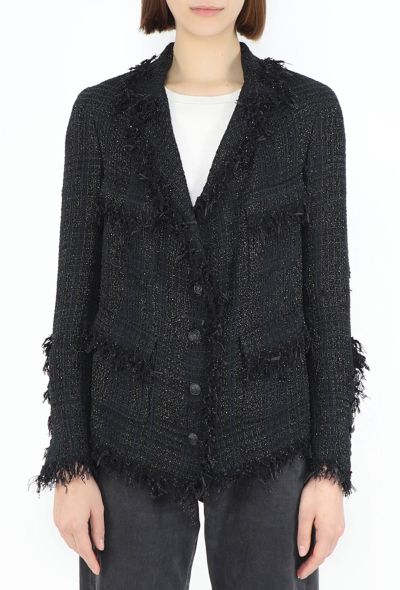 Chanel 2007 Iridescent Tweed Blazer - 1