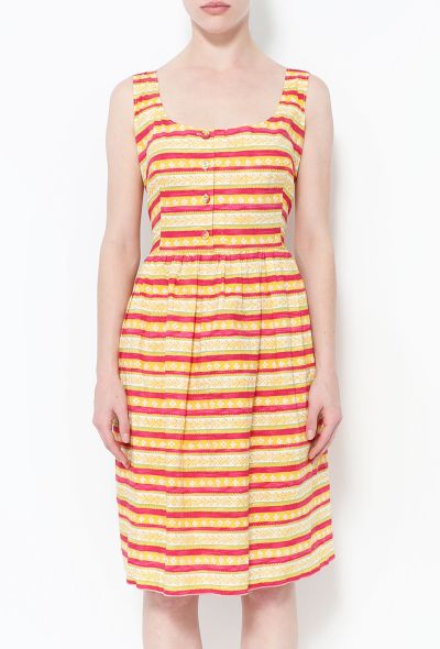                             Striped Cotton Dress - 2