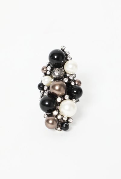                                         F/W 2005 Pearl Embellished Ring-1