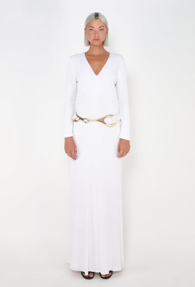 Gucci COLLECTOR F/W 1996 Horsebit Jersey Gown - 1 Gucci COLLECTOR F/W 1996 Horsebit Jersey Gown - 1