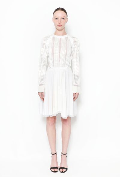 Louis Vuitton S/S 2015 Geometric Eyelet Dress - 1