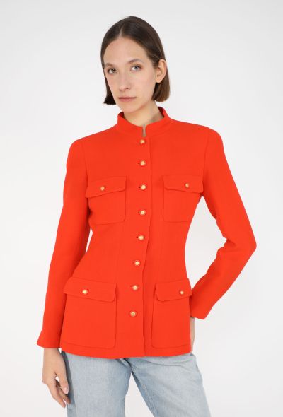 Chanel Tailored Military 'CC' Jacket, 1996 - 1