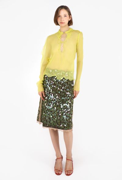 Fendi Sequin Chiffon Skirt Ensemble, S/S 2000 - 1
