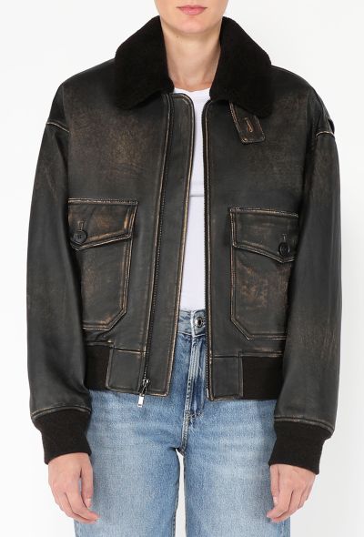The Row F/W 2024 Herzog Lambskin Jacket - 1 The Row F/W 2024 Herzog Lambskin Jacket - 1