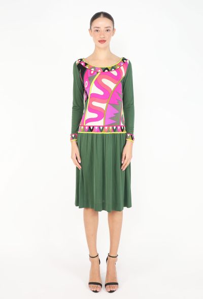 Emilio Pucci 1969 Geometric Print Dress - 1
