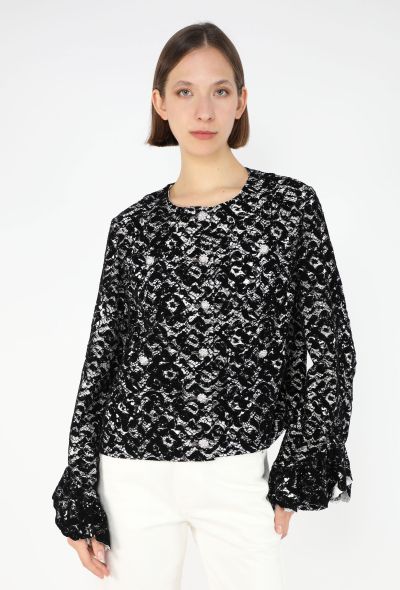 Chanel Paris-Hangzhou Velvet Lace Jacket, Pre-Fall 2025 - 1