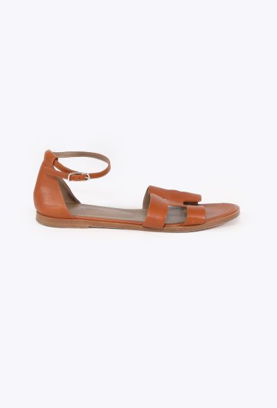 Hermès Calfskin Santorini Sandals, 2024 - 1