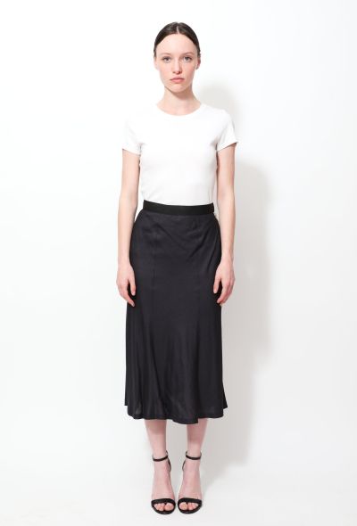                                         2001 Linen Slip Skirt-1