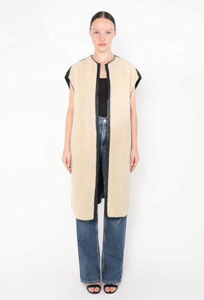 Céline Fall 2010 Shearling Hooded Vest - 2