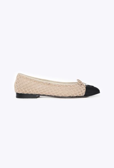 Chanel Crochet Cap-Toe Ballerinas, 2025 - 1