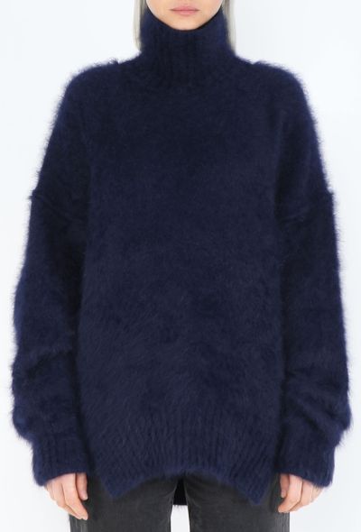 Céline Oversized Angora Sweater - 1