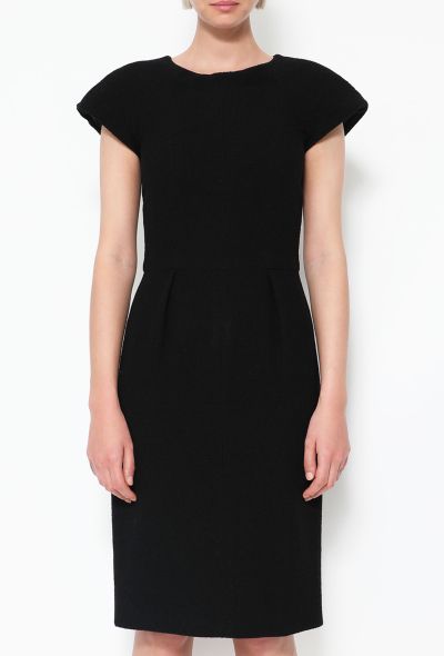 Chanel Bouclé Cap Sleeve Dress - 2