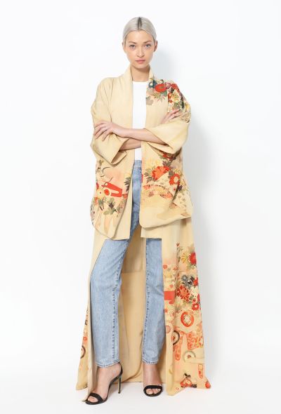 World Treasures '50s Authentic Japanese Floral Kimono - 2
