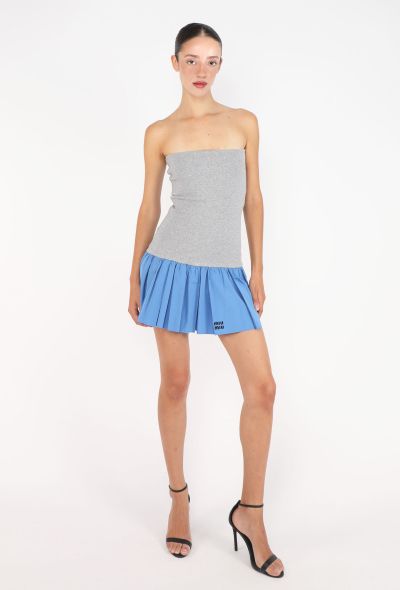 Miu Miu Jersey Pleated Mini Dress, 2025 - 1