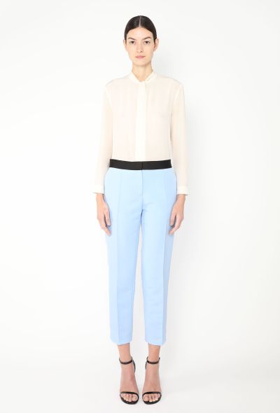 Céline Pre-Fall 2011 Smoking Trousers Blue - 1 Céline Pre-Fall 2011 Smoking Trousers Blue - 1