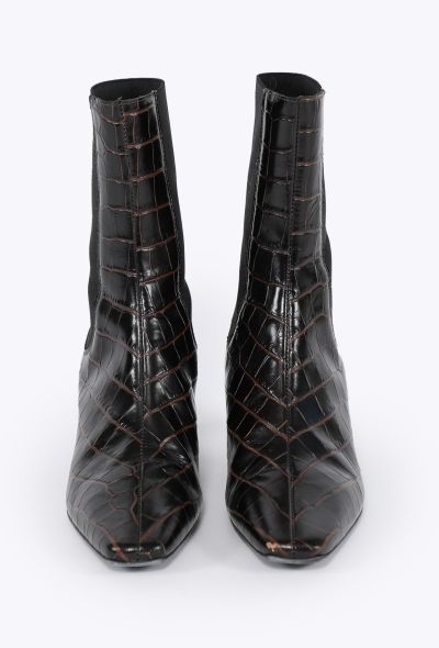 Toteme 2023 Embossed Mid Heel Boots - 2