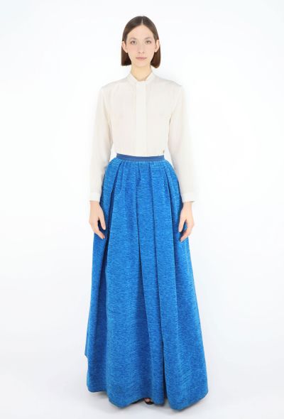 Saint Laurent Haute Couture 1976 Jacquard Maxi Skirt - 2