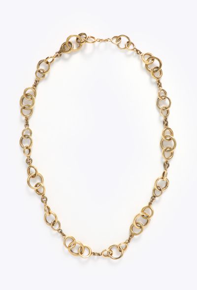 Chanel Vintage Hammered Chain Sautoir - 1