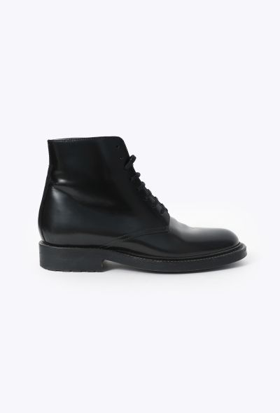 Saint Laurent Classic Brushed Calfskin Boots - 1