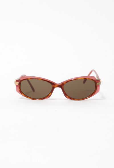                                         Tortoiseshell Emblem Sunglasses-1