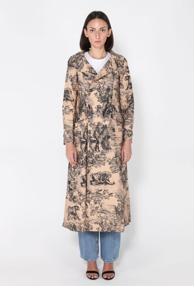 Dior Toile de Jouy Trench Coat, Resort 2019 - 1