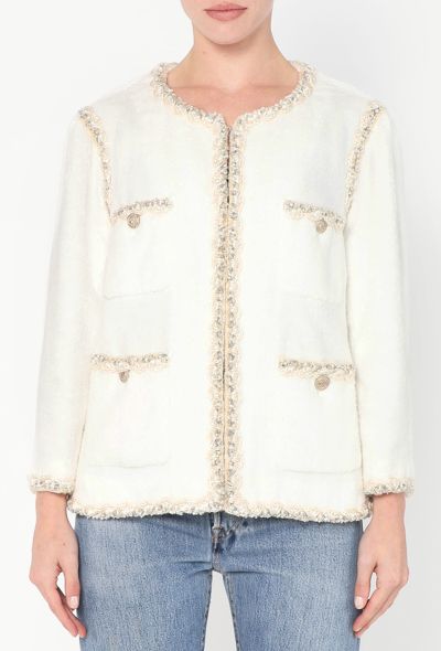 Chanel Resort 2012 Braided Terrycloth Jacket - 1 Chanel Resort 2012 Braided Terrycloth Jacket - 1
