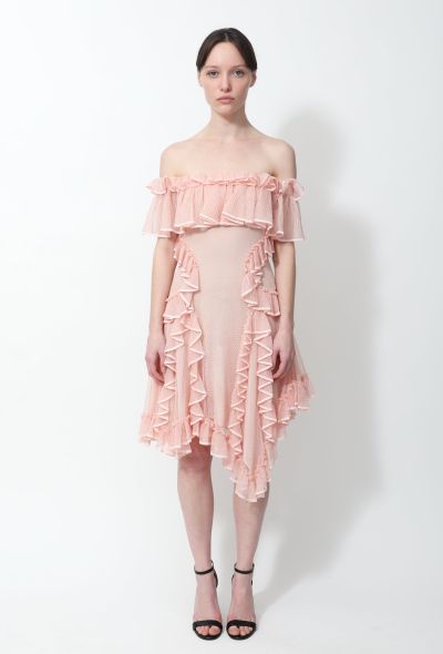                                         2017 Ruffled Lace Dress-1