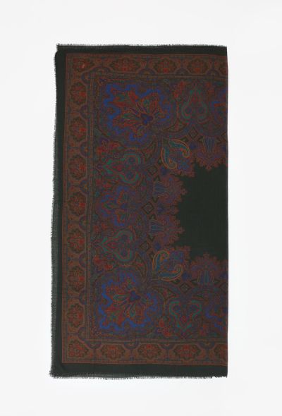 Saint Laurent Vintage Paisley Printed Shawl - 1