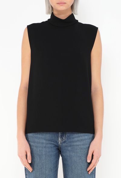 The Row 2023 Jaime Mock-Neck Top - 1