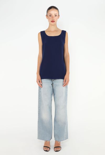 Saint Laurent 1995 Crêpe Tank Top - 2 Saint Laurent 1995 Crêpe Tank Top - 2