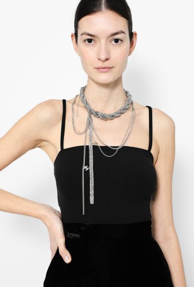 Chanel Twisted Chainlink 'CC' Necklace - 1