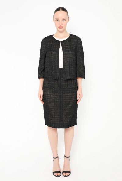 Chanel S/S 2012 Iridescent Bouclé Tweed Set - 1