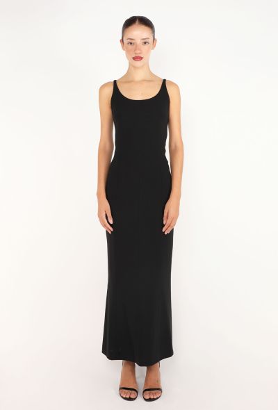 Chanel Fluted Crêpe Maxi Dress, 1998 - 1