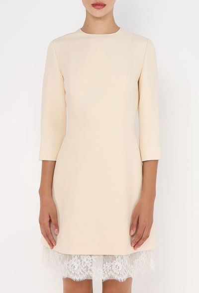 Dior 2016 Chantilly Trim Sheath Dress - 2
