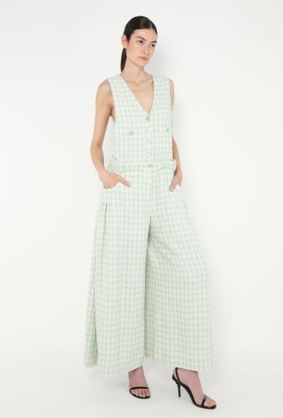 Chanel S/S 2023 Wide-Leg Tweed Jumpsuit - 1