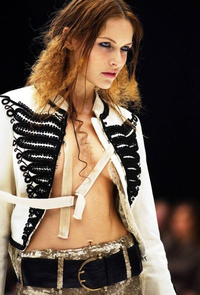 Alexander McQueen COLLECTOR S/S 2003 'Irere' Soutache Military Jacket - 2