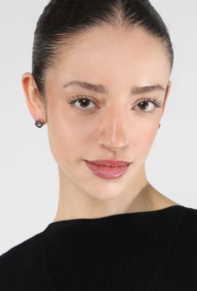 Chopard 18K White Gold Happy Diamonds Icons Earrings - 2