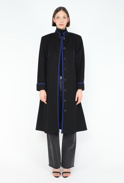 Saint Laurent 1976 Belted Military Coat - 2