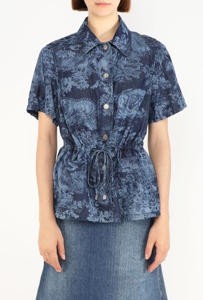 Dior Toile de Jouy Drawstring Shirt, 2024 - 2