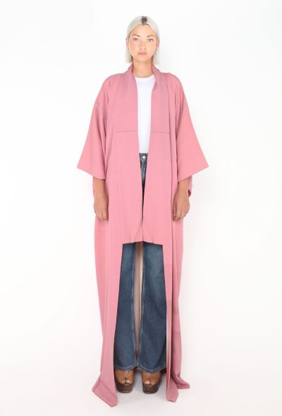 World Treasures Authentic Japanese Pink Jacquard Kimono - 2 World Treasures Authentic Japanese Pink Jacquard Kimono - 2