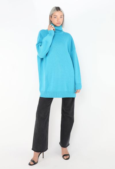 Balenciaga Pre-Fall 2019 Open-Back Turtleneck Sweater - 2